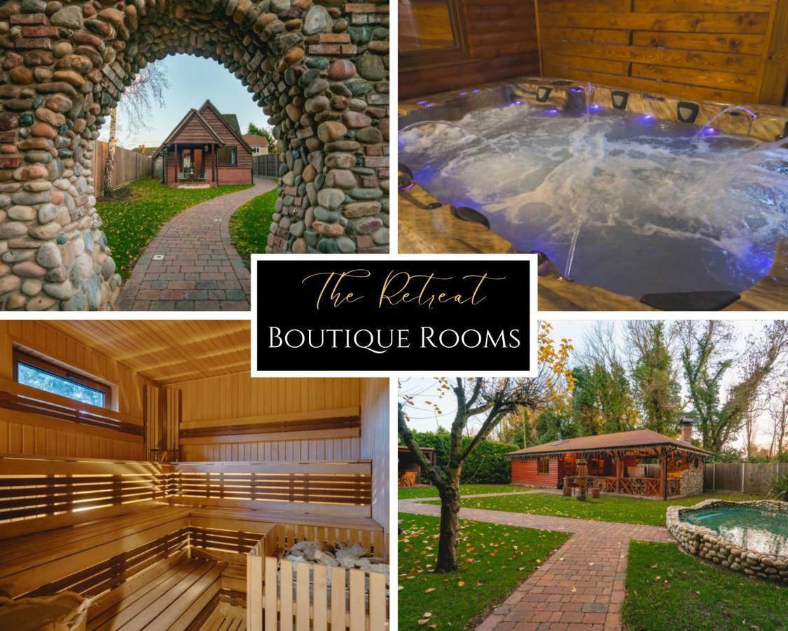 The Retreat Sauna & Hot Tub Boutique Rooms Great Paxton Exterior photo